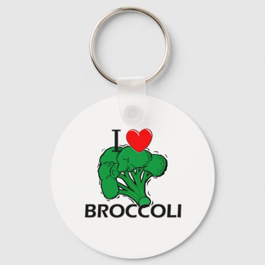 I Love Broccoli Sleutelhanger (Voorkant)