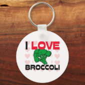 I Love Broccoli Sleutelhanger (Voorkant)
