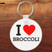 I Love Broccoli Sleutelhanger (Voorkant)