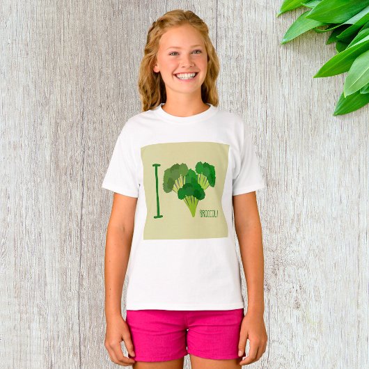 I Love Broccoli T-shirt