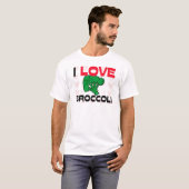 I Love Broccoli T-shirt (Voorkant volledig)