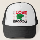 I Love Broccoli Trucker Pet (Voorkant)