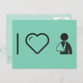 I Love Broken Arms Briefkaart (Voorkant / Achterkant)