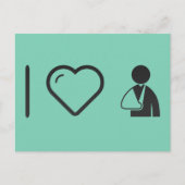 I Love Broken Arms Briefkaart (Voorkant)