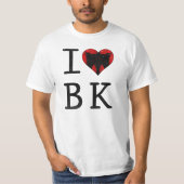 I Love Brooklyn BK NYC T-shirt (Voorkant)