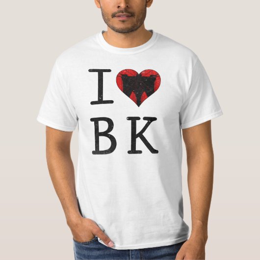 I Love Brooklyn BK NYC T-shirt (Voorkant)