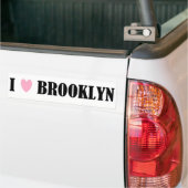 I Love Brooklyn Bumpersticker (Op Truck)