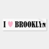 I Love Brooklyn Bumpersticker (Voorkant)