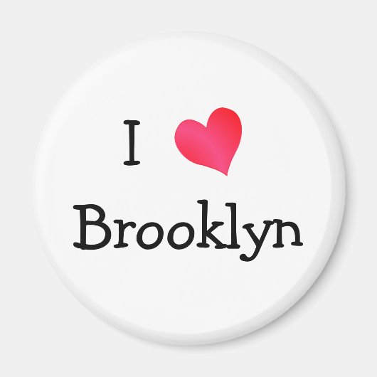 I Love Brooklyn Magneet (Voorkant)