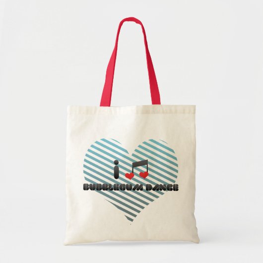 I Love Bubblegum Dance Tote Bag (Voorkant)