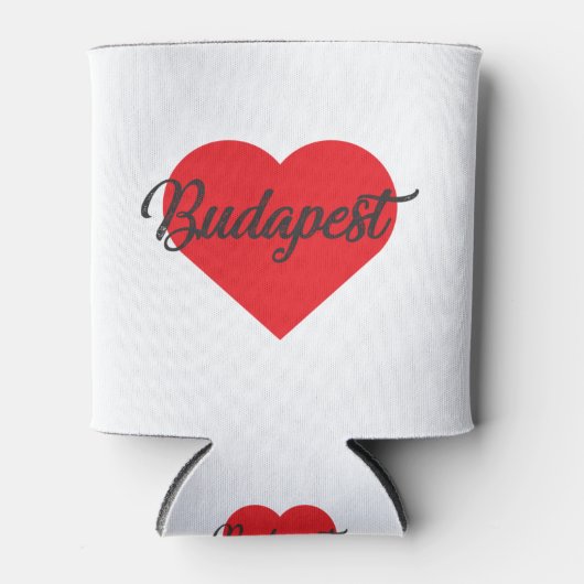 I Love Budapest - Hongarije Blikjeskoeler (Voorkant)