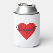 I Love Budapest - Hongarije Blikjeskoeler (Blikje Achterkant)