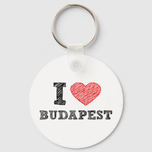 I Love Budapest Sleutelhanger