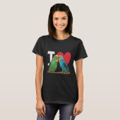 I Love Budgies T-shirt (Voorkant volledig)