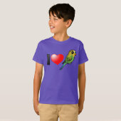 I Love Budgies T-shirt (Voorkant volledig)