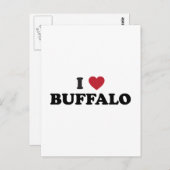 I Love Buffalo Briefkaart (Voorkant / Achterkant)