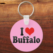 I Love Buffalo Sleutelhanger (Voorkant)
