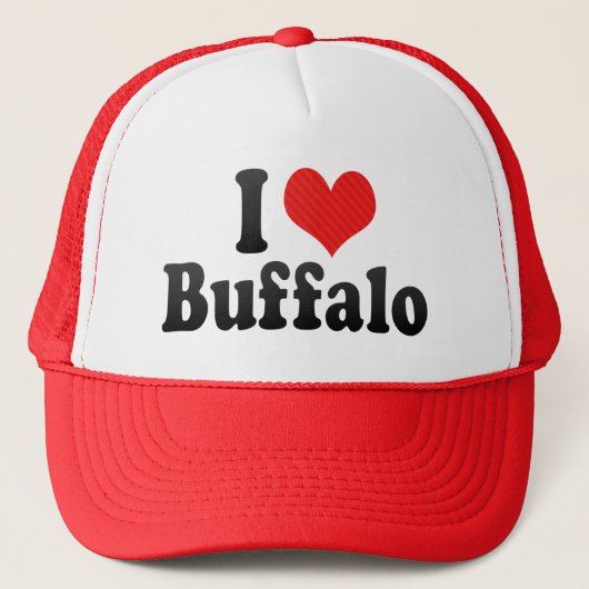 I Love Buffalo Trucker Pet (Voorkant)