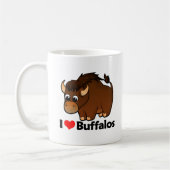 I Love Buffalos Koffiemok (Links)