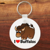 I Love Buffalos Sleutelhanger (Voorkant)
