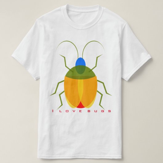 I Love Bugs T-shirt (Design voorkant)