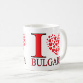 I Love Bulgaria Coffee Mok (Voorkant rechts)