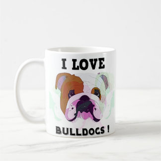 I Love Bulldogs Koffiemok