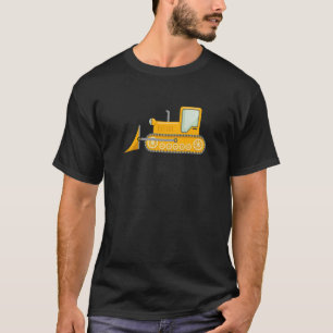 I Love bulldozer Truck for Men Boys Kinder T-shirt
