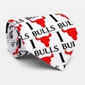 I Love Bulls Stropdas (Opgerold)