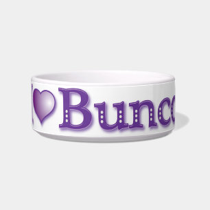 I Love Bunco Snoep Dish Voerbakje