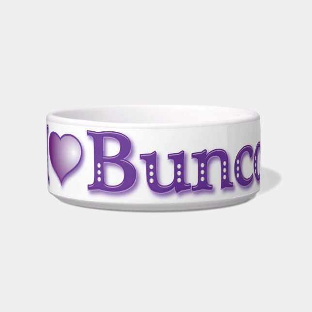 I Love Bunco Snoep Dish Voerbakje (Voorkant)