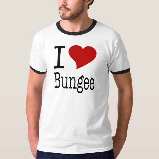 I Love Bungee T-shirts (Voorkant)