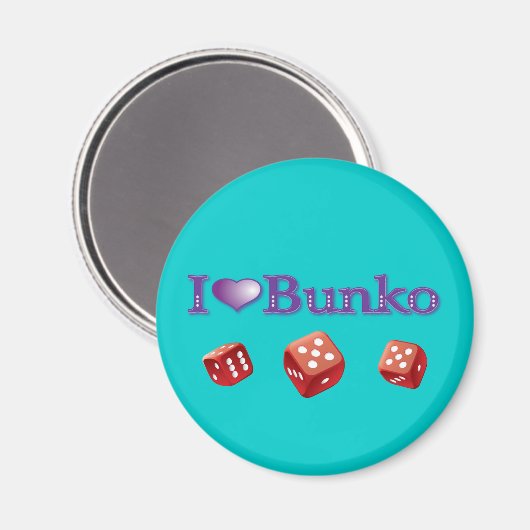 I Love Bunko Magneet (Voorkant / Achterkant)
