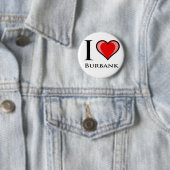I Love Burbank Ronde Button 5,7 Cm (In situ)