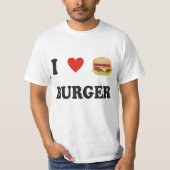 I Love Burger T-shirt (Voorkant)