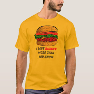 I Love Burger Tshirt