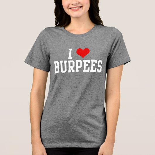 I Love Burpees, Fitness Exercise Women's Tanktop (Voorkant)