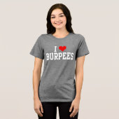 I Love Burpees, Fitness Exercise Women's Tanktop (Voorkant volledig)