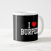 I Love Burpees, Fitness Grote Koffiekop (Voorkant rechts)