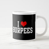 I Love Burpees, Fitness Grote Koffiekop (Rechts)