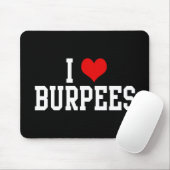 I Love Burpees, Fitness Muismat (Met muis)