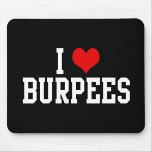 I Love Burpees, Fitness Muismat