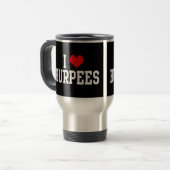 I Love Burpees, Fitness Reisbeker (Voorkant links)