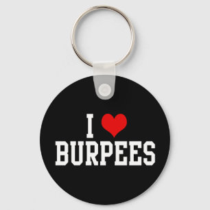 I Love Burpees, Fitness Sleutelhanger