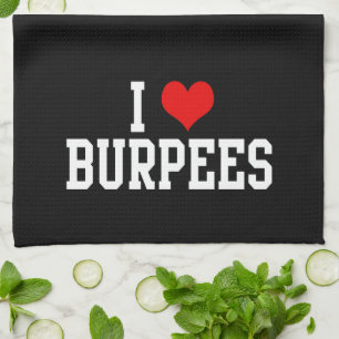 I Love Burpees, Fitness Theedoek