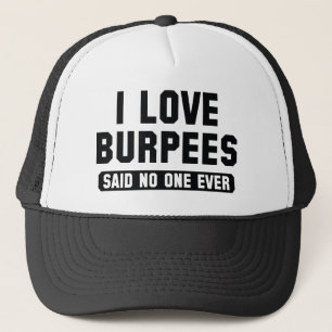 I Love Burpees Trucker Pet