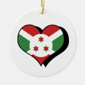 I Love Burundi Ornament (Voorkant)