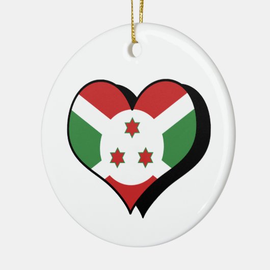 I Love Burundi Ornament (Links)