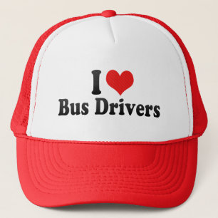 I Love Bus Drivers Trucker Pet
