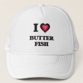 I Love Butter Fish Trucker Pet (Voorkant)